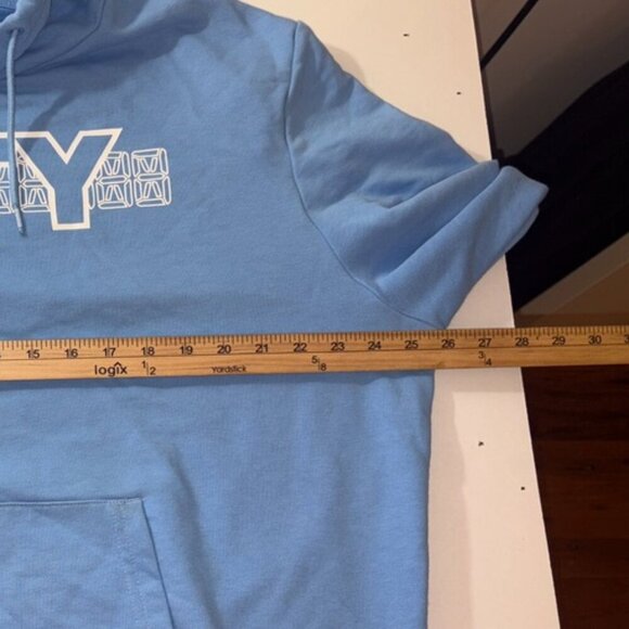 Adult Puma Sky Blue Manchester City FTBLCore Pullover Hoodie EPL Soccer XL - Picture 8 of 10